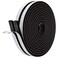 CloudBuyer Neoprene Weather Strip with Adhesive 12 x 14 High Resilience Door Window Seal for Gaps Cracks 26 Feet 2 Rolls x 13ft