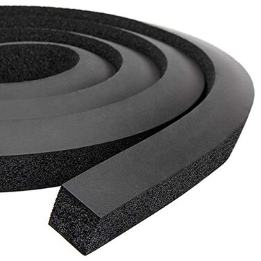 CloudBuyer 13Ft NBRPVC Air Conditioner Foam Seal Insulating Strip 2 Roll 1 x 1 Inch 65 Feet Long Heavy Duty Window Seal Weather Stripping with High Resilience NoAdhesion