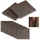 Zonon SelfAdhesive Door Corner Seals Door Weather Stripping Draft Stopper Sealing Frame Foam for Weather Protection Isolation of NoiseTraditionalDark Brown8 Pcs