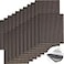 Zonon SelfAdhesive Door Corner Seals Door Weather Stripping Draft Stopper Sealing Frame Foam for Weather Protection Isolation of NoiseTraditionalDark Brown20 Pcs