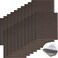 Zonon SelfAdhesive Door Corner Seals Door Weather Stripping Draft Stopper Sealing Frame Foam for Weather Protection Isolation of NoiseTraditionalDark Brown20 Pcs