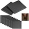 Zonon SelfAdhesive Door Corner Seals Door Weather Stripping Draft Stopper Sealing Frame Foam for Weather Protection Isolation of NoiseTraditionalBlack8 Pcs