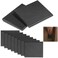 Zonon SelfAdhesive Door Corner Seals Door Weather Stripping Draft Stopper Sealing Frame Foam for Weather Protection Isolation of NoiseTraditionalBlack8 Pcs