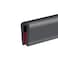 Protalwell Rubber Edge Trim SelfAdhesive Rubber Edge Trim Edge Protector for Sheet Metal EPDM Material Fit 11615mm Length 20Ft Black Color