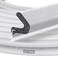 Litaibai 197FT Kerf VShaped Weather Stripping Door Seal Pressin Seal for PreCut Slot Doors Not SelfAdhesive Soundproof Draft Blocker for Exterior Front Doors Fits Large Gaps Easy DIY Install White