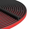 Bantie 20FT Weather Stripping Door Seal SelfAdhesive Silicone DShaped Seal Strip for Door Frame Window Gaps Soundproof Insulation Gap Filler