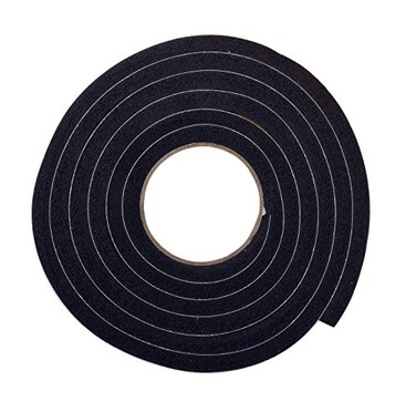 Frost King R738H SelfStick Foam Rubber Foal Weatherseal 38 W 716 T 10 ft L Black