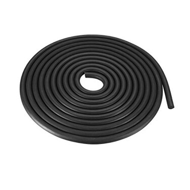 uxcell Foam Rubber Seal Weather Strip 10mm Diameter 5 Meters Long Black