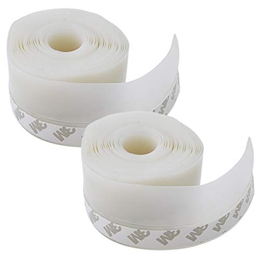GoosWexmzl Silicone Seal Strip 10M33ft W45mm Weather Stripping Door Window SealDoor Strip Bottom Draft Stopper Transparent
