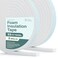 Home Intuition 33 Feet Weather Stripping Seal for Doors and Windows Insulation Strip Weatherproof Self Stick Seal 516 x 34 Soundproof High Density Foam Insulation Tape Adhesive
