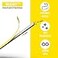 Blosy BLOSY Weather Stripping 12 W x 18 T White Foam Tape for Window Door Adhesive Foam Insulation Tape Reduce Noise Dust Cold Air 16FT Each x 3 Rolls