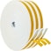 Blosy BLOSY Weather Stripping 12 W x 18 T White Foam Tape for Window Door Adhesive Foam Insulation Tape Reduce Noise Dust Cold Air 16FT Each x 3 Rolls
