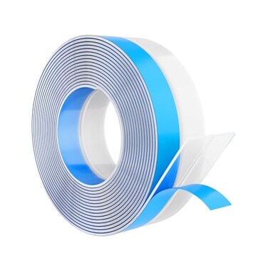Greymond Thickened Weather Stripping Door Seal Gap Seal for Frame and Gaps Draft StopperGlass Shower Door Sweep Clear 20 Feet x 1 Inch