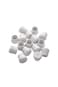 Furnigear Chair Leg Tips Caps NonSlip Rubber Leg Tips 78 Inner Diameter Chair Leg Floor Protectors Round White 16 Pack