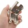 YIDELAI 2 Pack 90 Degree selfLocking Folding Hinge Lock Steel Foldable Bracket Hidden Hinge for Extension Brackets of Table Legs Bed Legs and workbenches