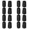 DGBRSM 24 Sets Kitchen Sink Rack Feet Sink Protector with Bumpers Sink Replacement Feet for Kitchen Sink Grid Table Covers Socks Plugs Cover Furniture Leveling Feet Furniture Legs Black