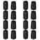 DGBRSM 24 Sets Kitchen Sink Rack Feet Sink Protector with Bumpers Sink Replacement Feet for Kitchen Sink Grid Table Covers Socks Plugs Cover Furniture Leveling Feet Furniture Legs Black