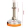 Hyever Heavy Duty Leveling Screw Leg 4 Adjustable Feet Leveler Foot for Furniture Mechanical Equipment Pack of 2