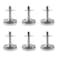 Maxmoral 6pcs Adjustable Leg Levelers Furniture Leveling Feet M6 Thread Heavy Duty Couch Table Chair Leveling Feet for Indoor Outdoors