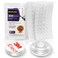 MOZOLAND 100 PCS Soft Close Cabinet Bumper Clear Adhesive Rubber Bumper Sound Dampening for Drawers Cutting Boards Picture Frames Non Slip Especial Circular Dots Shaped