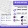 MOZOLAND 100 PCS Soft Close Cabinet Bumper Clear Adhesive Rubber Bumper Sound Dampening for Drawers Cutting Boards Picture Frames Non Slip Especial Circular Dots Shaped