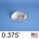 GorillaGrit Clear Soft Close Drawer Cabinet Door Bumpers 95mm x 38mm Sound Dampening Adhesive Transparent Rubber Pads Feet Hemispherical Shape 72 PCs