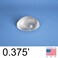 GorillaGrit Clear Soft Close Drawer Cabinet Door Bumpers 95mm x 38mm Sound Dampening Adhesive Transparent Rubber Pads Feet Hemispherical Shape 72 PCs