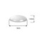 RUTICH Small Door Bumpers SelfAdhesive Clear Rubber Feet Tiny Bumpons 14 Diameter X 116 Thick 200 Pack