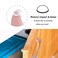 RUTICH Small Door Bumpers SelfAdhesive Clear Rubber Feet Tiny Bumpons 14 Diameter X 116 Thick 200 Pack