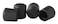 Scotch Chair Tips 6Pack of 4 78 in Black Rubber AntiSlip Chair Leg Floor Protector for Hardwood Floors and Tile
