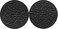 Shepherd Hardware 3627 2Inch Surface Grip Adhesive Non Slip Pads 4Count Black