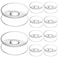 Zerodeko 10pcs Double Sided Suction Cups Suction Cups for Glass Table Tops for Home Bathroom Glass Mirrors Furniture Protection and Organization