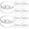 Zerodeko 10pcs Double Sided Suction Cups Suction Cups for Glass Table Tops for Home Bathroom Glass Mirrors Furniture Protection and Organization