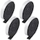 Zonon 4 Rolls 12 x 240 Inch Felt Strips with Adhesive Backing Felt Tapes Felts Furniture Strips Self Stick Heavy Duty Polyester Pads for Protecting Floors Chairs Wall and DIYDark Grey