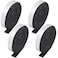 Zonon 4 Rolls 12 x 240 Inch Felt Strips with Adhesive Backing Felt Tapes Felts Furniture Strips Self Stick Heavy Duty Polyester Pads for Protecting Floors Chairs Wall and DIYDark Grey