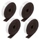 Zonon 4 Rolls 12 x 240 Inch Felt Strips with Adhesive Backing Felt Tapes Felts Furniture Strips Self Stick Heavy Duty Polyester Pads for Protecting Floors Chairs Wall and DIYBrown