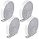 Zonon 4 Rolls 12 x 240 Inch Felt Strips with Adhesive Backing Felt Tapes Felts Furniture Strips Self Stick Heavy Duty Polyester Pads for Protecting Floors Chairs Wall and DIYLight Grey