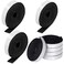 Zonon 8 Rolls 12 x 480 Inch Felt Strips with Adhesive Backing Furniture Felt Tapes SelfStick Heavy Duty Polyester Pads Rolls for Protecting Hardwood Floors and DIY AdhesiveBlack