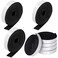 Zonon 8 Rolls 12 x 480 Inch Felt Strips with Adhesive Backing Furniture Felt Tapes SelfStick Heavy Duty Polyester Pads Rolls for Protecting Hardwood Floors and DIY AdhesiveBlack