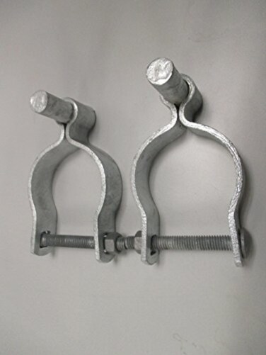 FENCESMART4U Pressed Steel Chain Link Fence Post Hinge wBolt 2 Sets Pack 138