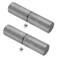 YSKmanhuo 4 PCS Weldable Barrel Hinges 4 x 34 inch Heavy Duty Gate Hinges Weld On Bullet Hinges Ball Bearing Detachable Hinge for Swing DoorTrailer Ramp 2 Pcs