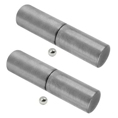 YSKmanhuo 4 PCS Weldable Barrel Hinges 4 x 34 inch Heavy Duty Gate Hinges Weld On Bullet Hinges Ball Bearing Detachable Hinge for Swing DoorTrailer Ramp 2 Pcs