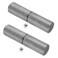 YSKmanhuo 4 PCS Weldable Barrel Hinges 4 x 34 inch Heavy Duty Gate Hinges Weld On Bullet Hinges Ball Bearing Detachable Hinge for Swing DoorTrailer Ramp 2 Pcs