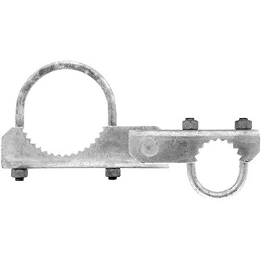 Jake Sales Chain Link Fence 180 Degree Commercial Duty Gate Hingefor 238 Outside Diameter Gate PostPipe 158 Thru 178 Gate Frame Chain Link Post Gate Hinge Hinge U Bolts Included 1 Hinge Assy