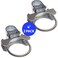 Jake Sales Chain Link Fence Bull Dog Commercial Duty Gate Hingefor 4 Outside Diameter Gate PostPipe 158 Thru 178 Gate FramesGalvanized Chain Link Post Gate HingeHinge NutsBolts Included 2 Pak
