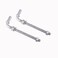 Dailydanny JBolt Post Hinge with 58 Hinge Pin Galvanized Post Gate Hinge for Chain Link Fence Washers Nuts Included 8 2 Pcs