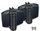 D&D TECHNOLOGIES DD Technologies TCHD1L2S3BTS TruClose Heavy Duty Gate Hinges for Self Closing Metal Wood or Vinyl Gates up to 154 Pounds with Alignment Legs for Square Gate Frame and Post Black 2 Cou