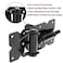 Dreamxiang Self Closing Gate Hinges Adjustable Heavy Duty Hardware 90 Degree Gate Hinges Kit for WoodVinylMetalOutdoor Fence with SelfTapping Screws and Swing Adjuster Tool 2Pack Black Finish