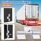 Fugedox Heavy Duty Aluminum Greaseable Weld on Hinge Aluminum Weld Hinges Door Hinge Ramp Gate for Trailer and Truck Universal 9 L x 125 W
