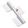 Fugedox Heavy Duty Aluminum Greaseable Weld on Hinge Aluminum Weld Hinges Door Hinge Ramp Gate for Trailer and Truck Universal 9 L x 125 W